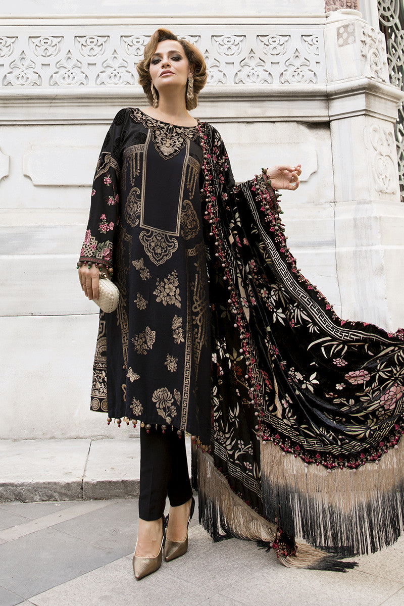 Maria B DL-812-Black Linen Collection 2020 Sara Clothes Maria B DL-812-Black Linen Collection 2020 Sara Clothes