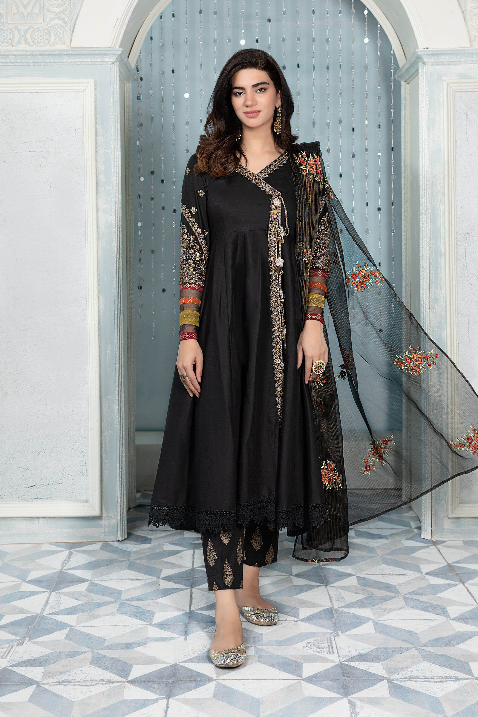 Maria B DW EA22 12 Black Eid Casual Wear RTW 2022 Sara Clothes Maria B DW EA22 12 Black Eid Casual Wear RTW 2022 Sara Clothes