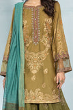 Maria B DW EA22 22 Olive Green  Eid Casual Wear RTW 2022
