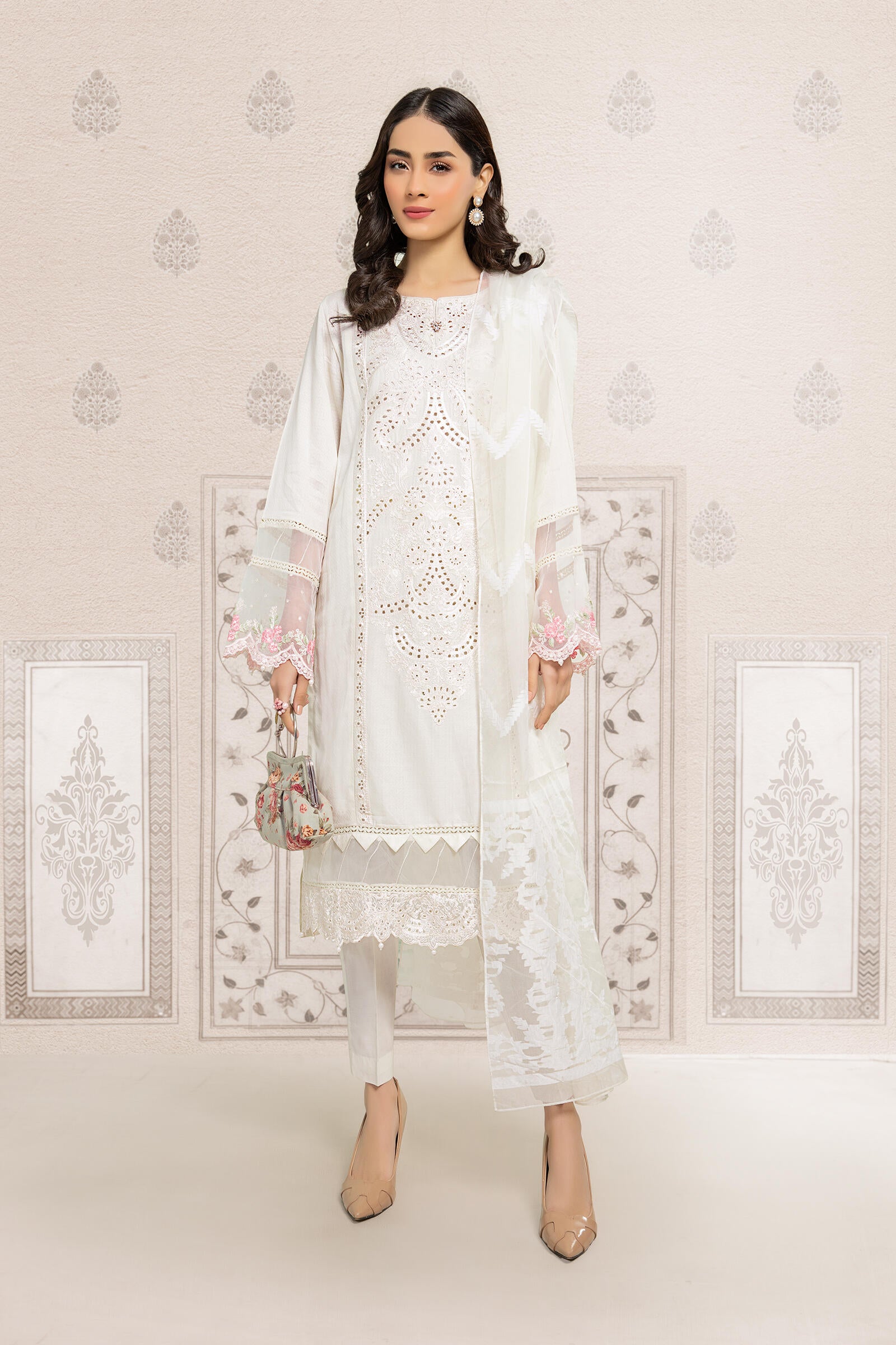 White dress 2024 for eid