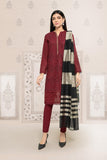 Maria B Maroon DW-EF22-41 Casual Lawn Prets 2022