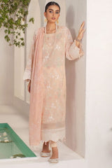 Alkaram ED 01A 22 2 Salmon Meraki Embroidered Lawn 2022