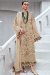 Alkaram ED 03A 22 Sand Meraki Embroidered Lawn 2022