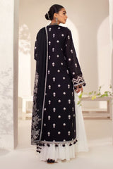 Alkaram ED 04B 22 2 Black Meraki Embroidered Lawn 2022