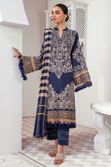 Alkaram ED 05B 22 Navy Meraki Embroidered Lawn 2022