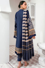 Alkaram ED 05B 22 Navy Meraki Embroidered Lawn 2022