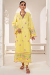 Alkaram ED 07C 22 2 Lemon Meraki Embroidered Lawn 2022