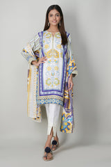 Khaadi EEKDP20404 BEIGE Pret 2021