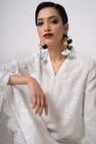 Khaadi EKT22222T White  Embroidered Prets 2022