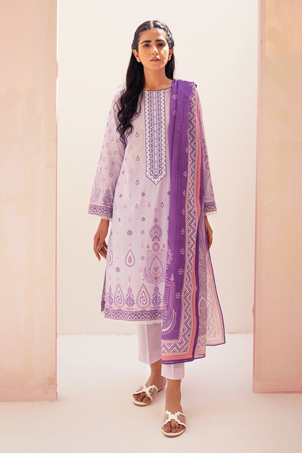 Zellbury Indigo Purple Eid Lawn 2022