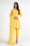 Bareeze ER703 Yellow Summer Embroidered Lawn