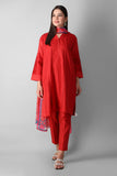 Es3pe21102s Red  Khaadi Ready to Wear 2021