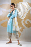 Este21205 Blue  Khaadi Ready to Wear 2021
