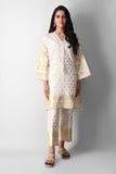 Ests21302 Beige  Khaadi Ready to Wear 2021