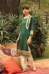 Khaadi ETE20394 GREEN  Lawn Pret 2021