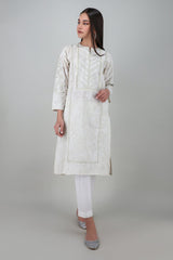 Khaadi ETPE20332 OFF WHITE Lawn Pret 2021