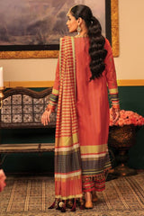 Alkaram FC-23G-22-Orange Festive Eid Lawn 2022