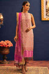 Alkaram FC-3A-22-Light Peach Festive Eid Lawn 2022