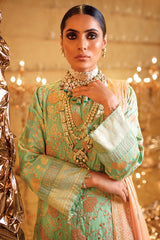 Alkaram FC-W-16F-22-3-Mint Green Festive Winter Collection