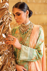 Alkaram FC-W-16F-22-3-Mint Green Festive Winter Collection