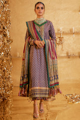 Alkaram FC-W-20H-22-3-Dark Purple Festive Winter Collection