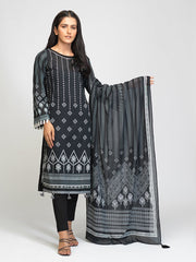 Salitex Lawn Shirt Black & White Bw 00050 Summer Collection 2021