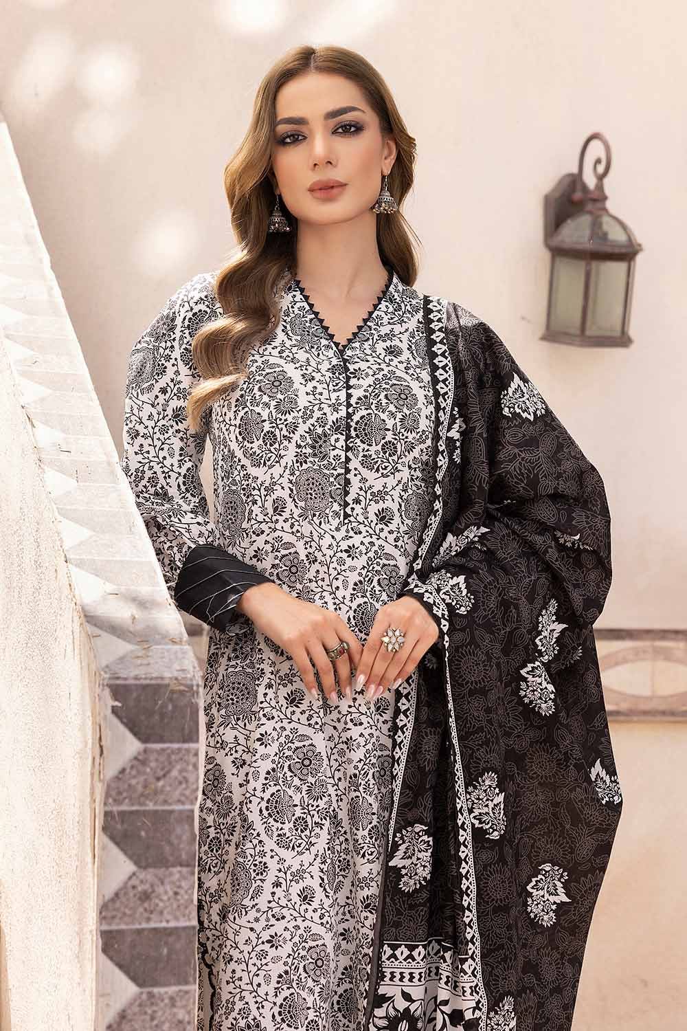 Gulahmed B-32031 Blanche Noire Black And White Collection