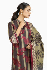 Alkaram FW-07-22-Brown Winter Collection 2022