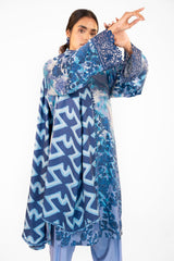 Alkaram FW-10-22-Blue Winter Collection 2022