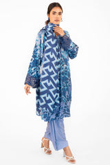 Alkaram FW-10-22-Blue Winter Collection 2022