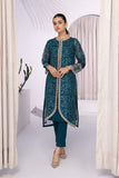 Azure Glowing Fern Embroidered Shirt