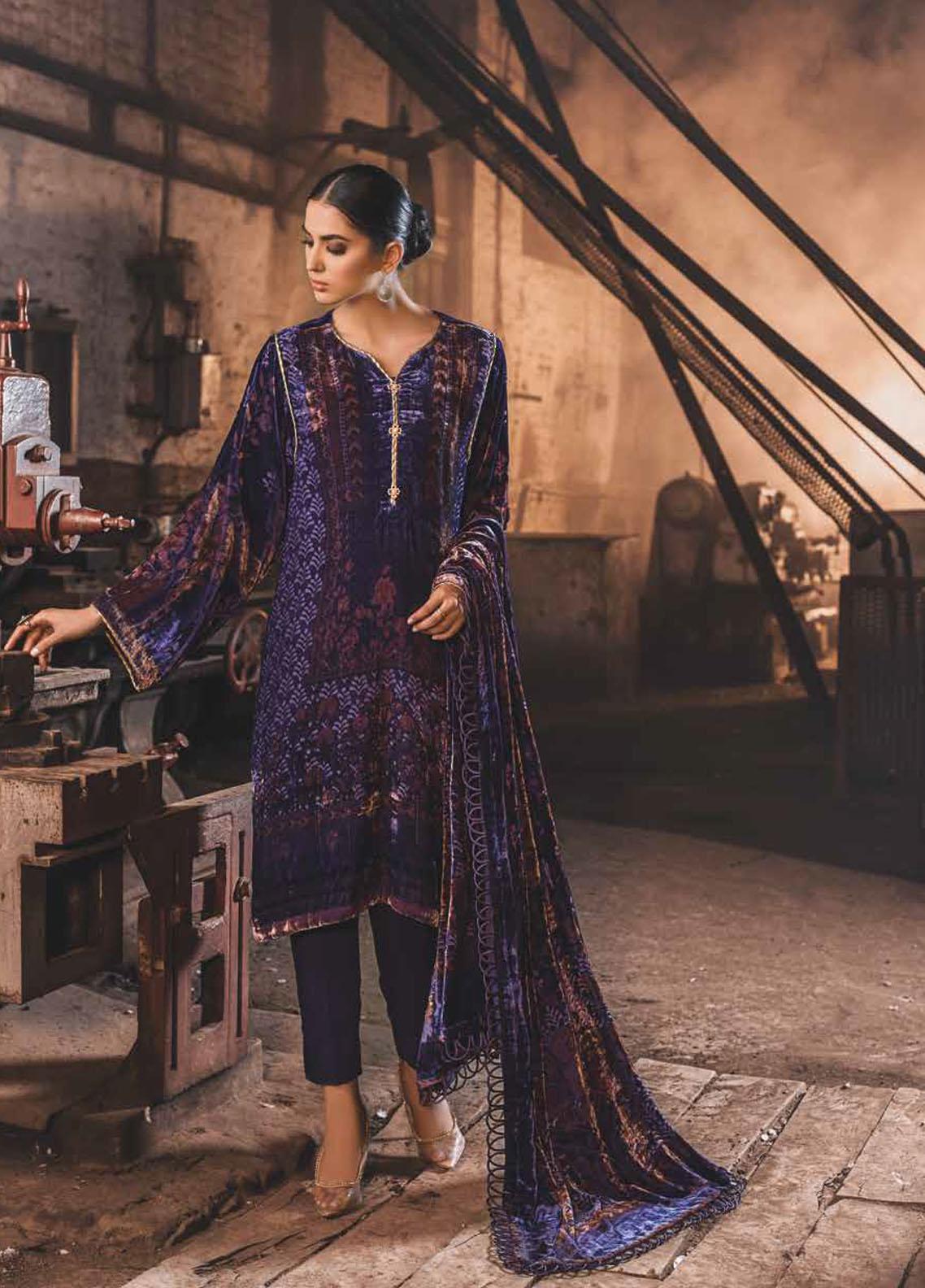 Gul Ahmed BVL-12001 A Velvet Winter Collection 2021 Sara Clothes Gul Ahmed BVL-12001 A Velvet Winter Collection 2021 Sara Clothes