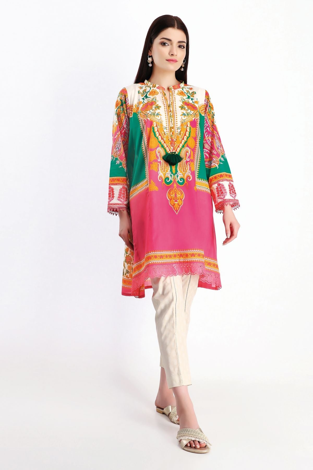 Khaadi I20210 Pink Summer Collection 2020