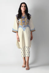 Khaadi I21307 Blue Autumn Collection 2021