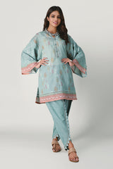 Khaadi Ik20405 Blue Winter Collection 2020