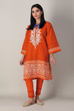 Khaadi Ik20410 Orange Orange Winter Collection 2020