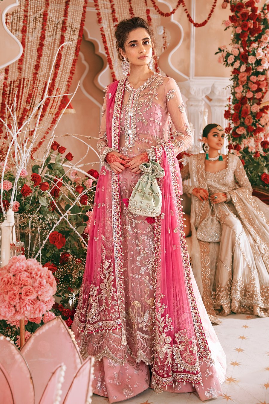 Light pink new arrivals pakistani bridal dresses