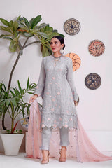 Falak Fabric D4 FFTC Tasavvur Chiffon 2021