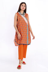 Khaadi J20229 Orange Summer Collection 2020