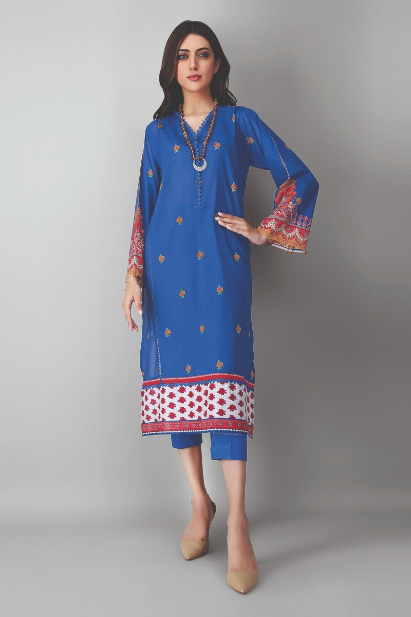 Khaadi J21234 Blue Eid Collection 2021