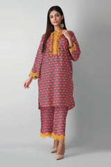 Khaadi J21327 Yellow Autumn Collection 2021