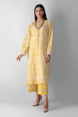 Khaadi J21329 Yellow Autumn Collection 2021