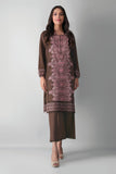 Khaadi J21334 Brown Autumn Collection 2021