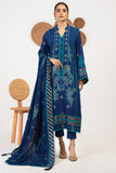 Alkaram JC-6-22-3-Blue Embroidered Jaquard Collection 2022