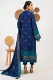 Alkaram JC-6-22-3-Blue Embroidered Jaquard Collection 2022