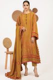 Alkaram JC-7-22-3-Rusty Gold Embroidered Jaquard Collection 2022
