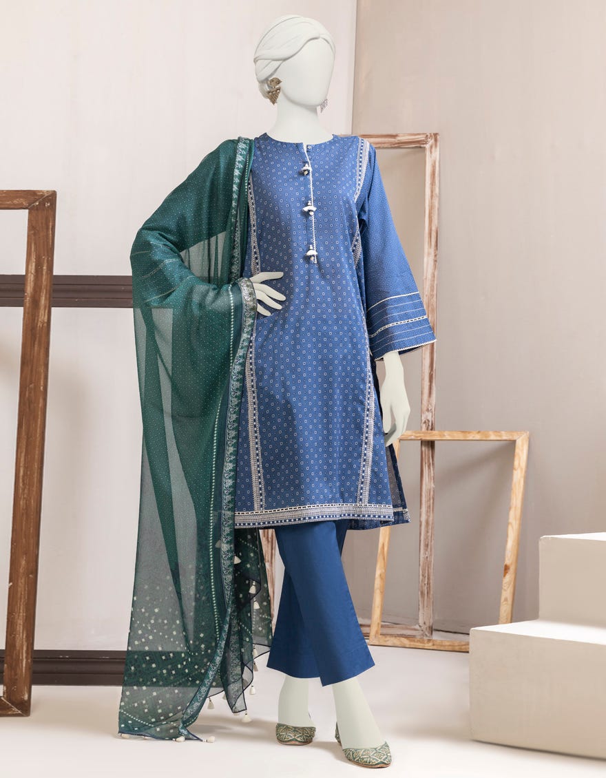 Junaid Jamshaid JJLS S JW2 23 7005 Mid Summer Collection Sara Clothes