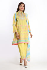 Khaadi K20205 Yellow Summer Collection 2020