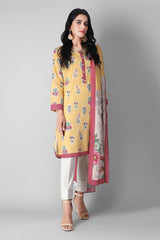 Khaadi L21239 Yellow Eid Collection 2021