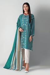 Khaadi L21330 Green Autumn Collection 2021